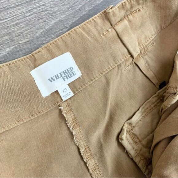 Wilfred Free Aritzia Isabella Pants Crop Trousers Cargo High Waist straight leg - Picture 14 of 16